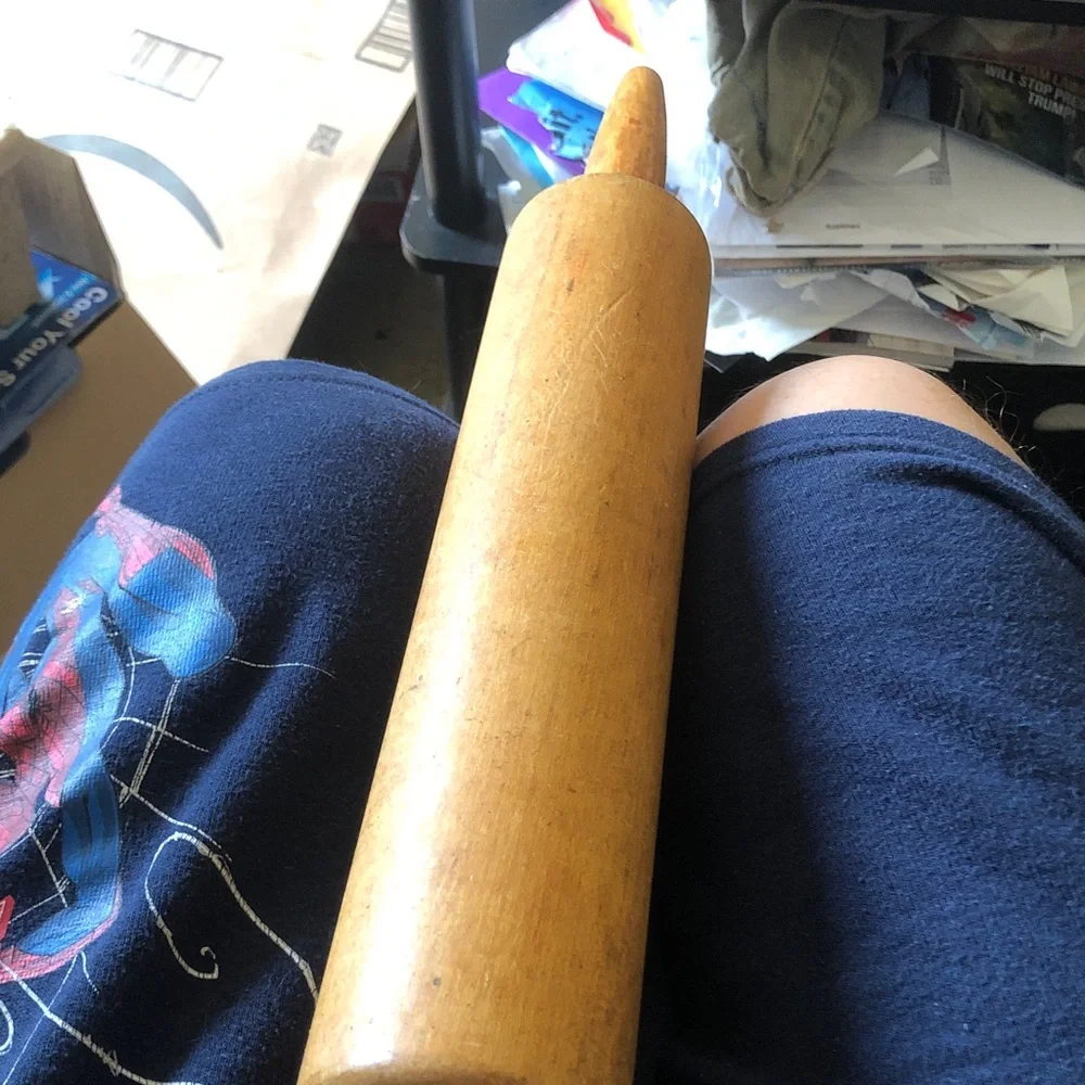 Vintage Wooden Rolling Pin - Natural Wood